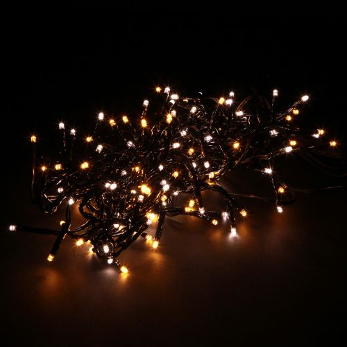 Floristik24 LED ljuskedjekluster utomhustimer 144 LED 130cm