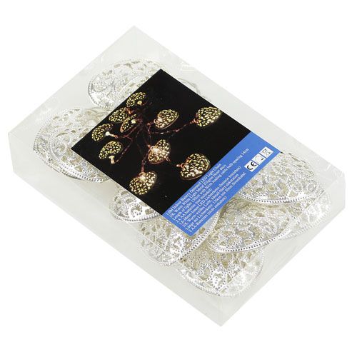 Floristik24 LED-ljus kedja hjärtform varm / vit 160cm