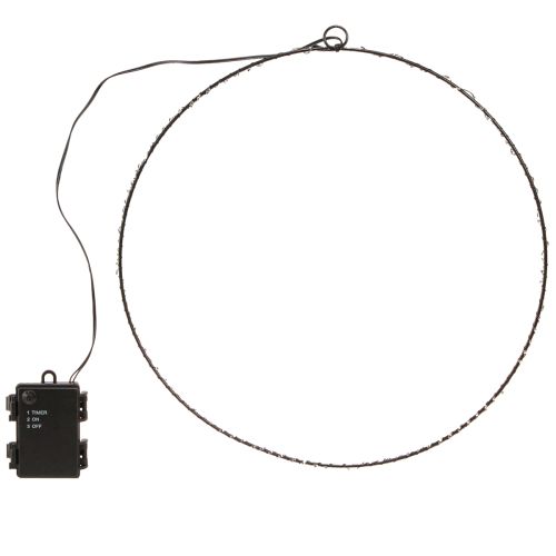 Floristik24 LED-ring för upphängning i metall 110L varmvit inomhus Ø35cm