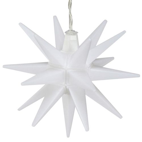 Floristik24 LED-stjärna utanför vitt ljus stjärnbatteri Ø12cm H66cm