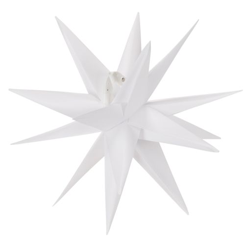 Dekorativ LED-stjärna, varmvit, utomhus, med timer, 40 cm