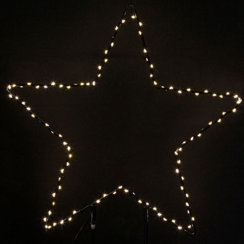 LED-stjärna stående 150 Micro LED varmvit metall Ø58cm