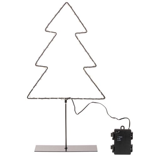 LED-julgran, batteridriven, bordsdekoration inomhus, 47 cm | Floristik24.se