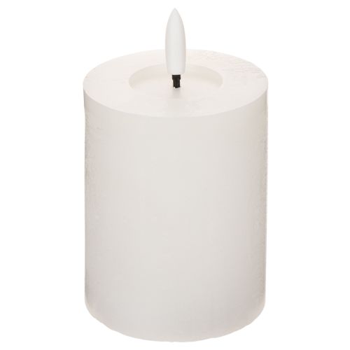 LED-blockljus, flimrande, med timer, Ø7 cm, 12 cm