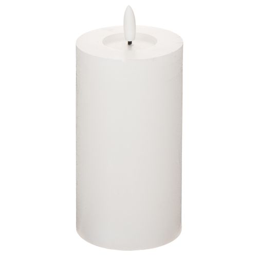 LED-blockljus, flimrande, med timer, Ø7 cm, 16 cm | Floristik24.se