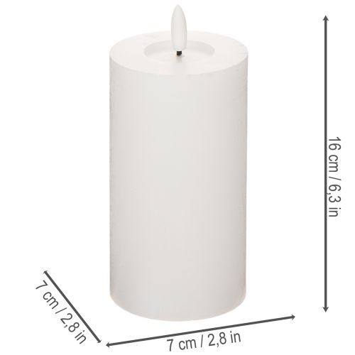 LED-blockljus, flimrande, med