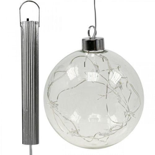 Floristik24 LED julkulor glas fairy lights stjärnor Ø10cm 2st