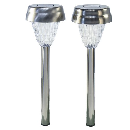 Artikel LED trädgårdslampor solar med timer varmvit H35cm 4 st