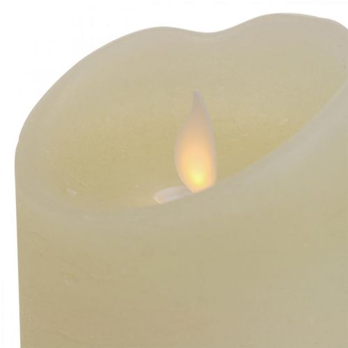 Floristik24 LED ljus vaxpelare ljus varmvit Ø7,5cm H10cm