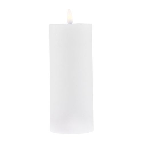 Floristik24 LED-ljus med timer äkta vaxljus rörlig låga 19cm
