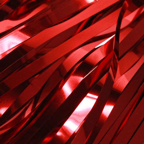 Artikel Glitter röd glitter gardin dörr dekorationsgardin 90×200cm 2st
