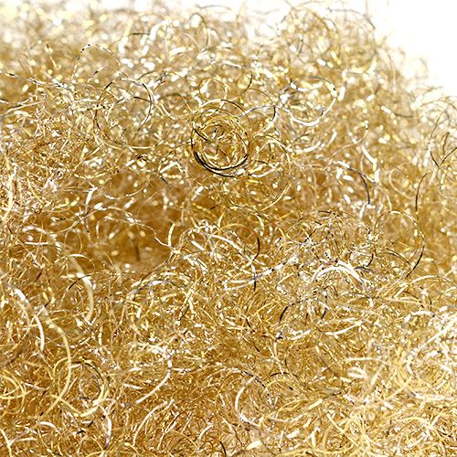 Artikel Glitter krullat guld-silver 50g