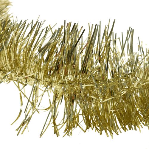 Floristik24 Glittergirlander ljusguld 200cm
