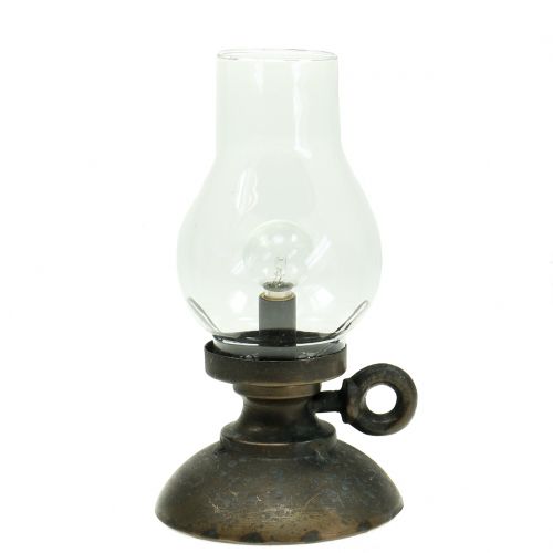 Floristik24 Dekorativ lampa vintage Ø10cm H20cm