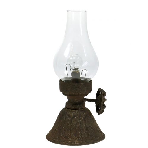 Dekorativ lampa antik Ø11,5cm H25cm | Floristik24.se