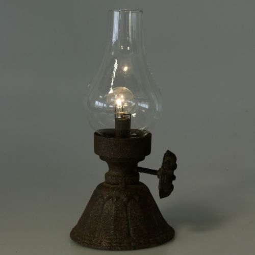 Dekorativ lampa antik Ø11,5cm H25cm | Floristik24.se