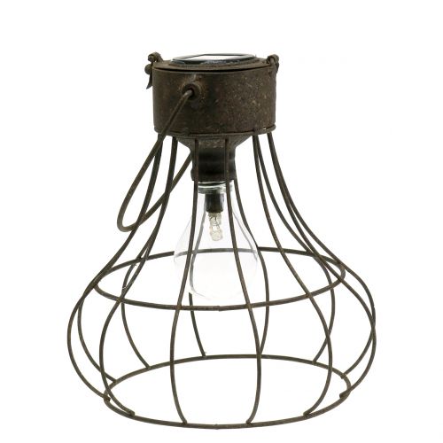 Floristik24 Dekorativ lampa Sol Ø23,5cm H24cm