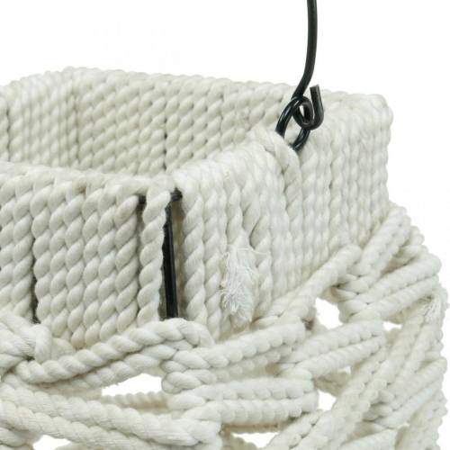 Artikel Hängande lykta, sommardekoration, lykta, makramé H35,5cm W19cm