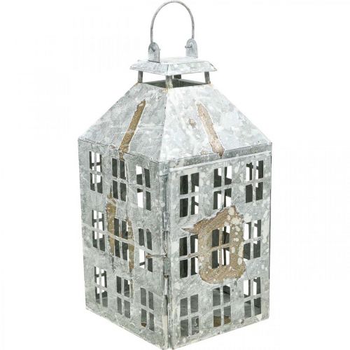 Artikel Vintage dekorativ lykta metall ljushus Shabby Chic H35cm