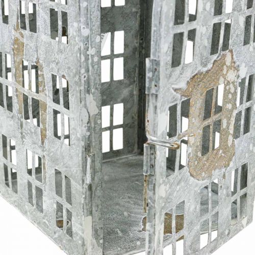 Artikel Vintage dekorativ lykta metall ljushus Shabby Chic H35cm