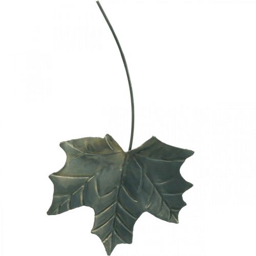 Artikel Höstdeco blad metall silvergrå L20cm 4st