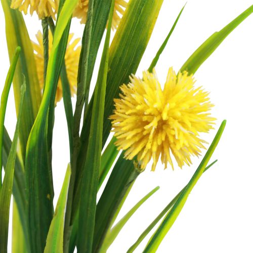 Floristik24 Konstgjorda blommor bollblomma allium prydnadslök konstgjord gul 45cm