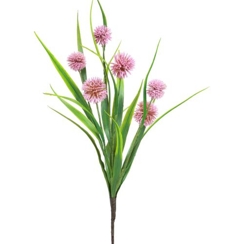 Artikel Konstgjorda blommor bollblomma allium prydnadslök konstgjord rosa 45cm