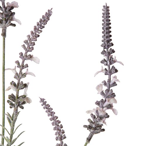 Artikel Lavendel dekoration med blommor konstgjord blomma på lång stjälk 82cm 3st