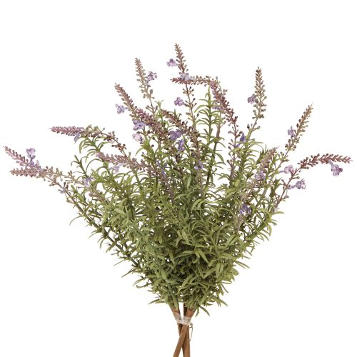 Artikel Lavendel konstgjorda örter på stam med 7 grenar 40cm 3st