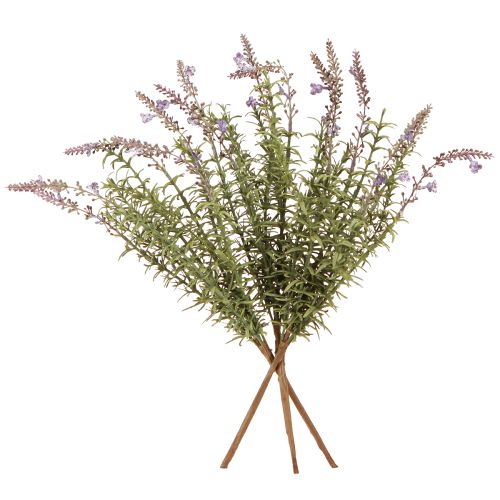 Artikel Lavendel konstgjorda örter på stam med 7 grenar 40cm 3st