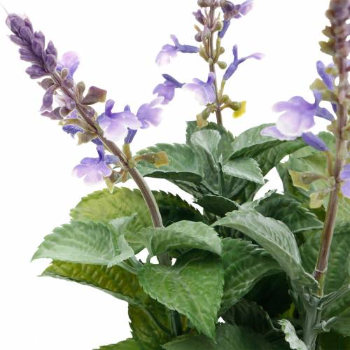 Floristik24 Konstgjord lavendel i kruka, lavendelkruka, medelhavskonstgjord växt