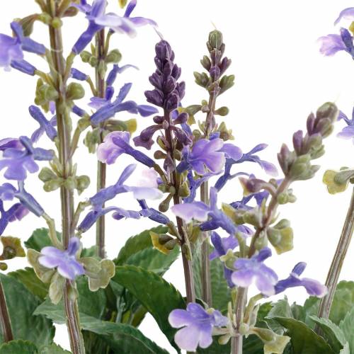Artikel Dekorativ lavendelväxt, medelhavslavendelkruka, lila konstgjord blomma