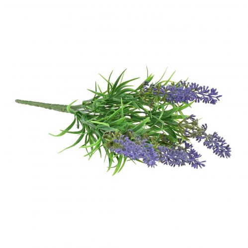 Artikel Konstgjord lavendel Dekorativa lavendelgrenar Plocka Lila 33cm 4st