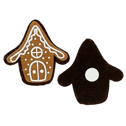 Pepparkakshus 4,5cm med klisterprick 12 st