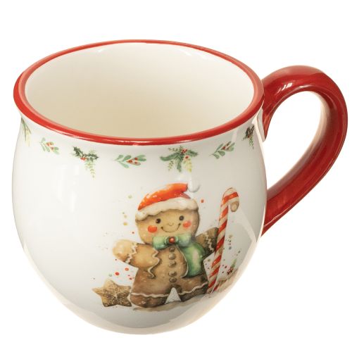 Floristik24 Pepparkaksgubben mugg keramisk julmugg H9,5 cm