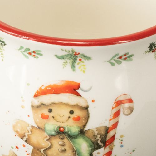 Artikel Pepparkaksgubben mugg keramisk julmugg H9,5 cm