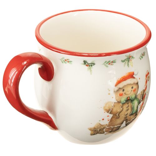Artikel Pepparkaksgubben mugg keramisk julmugg H9,5 cm