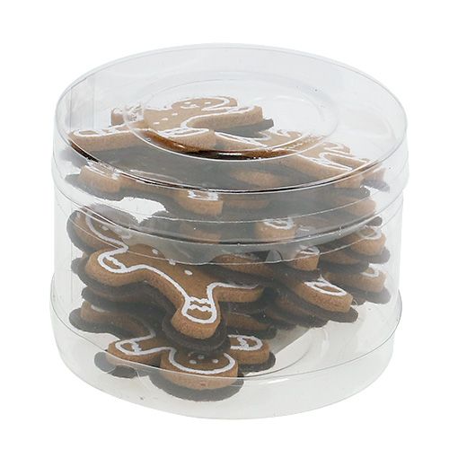 Floristik24 Pepparkaksgubbar av filt för limning 4cm 12 st