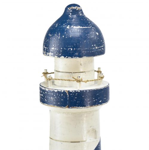 Artikel Lighthouse Maritime bordsdekoration blå vit Ø10,5cm H28,5cm