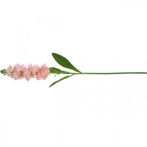 Artikel Levkoje rosa blomma konstgjord som riktig stamblomma 78cm