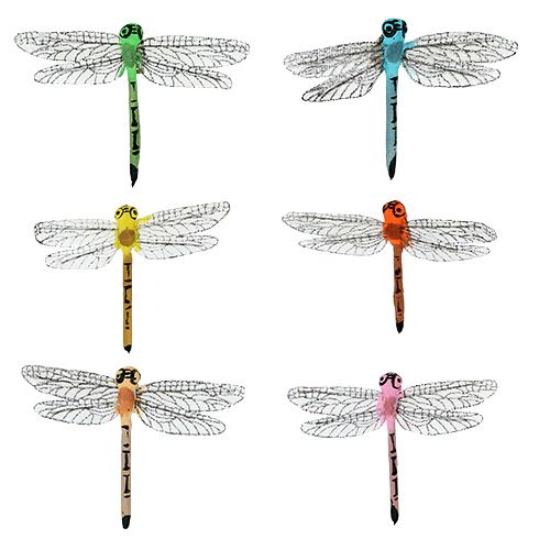 Dragonflies på klippet 6,5 cm x 8,5 cm 12 st