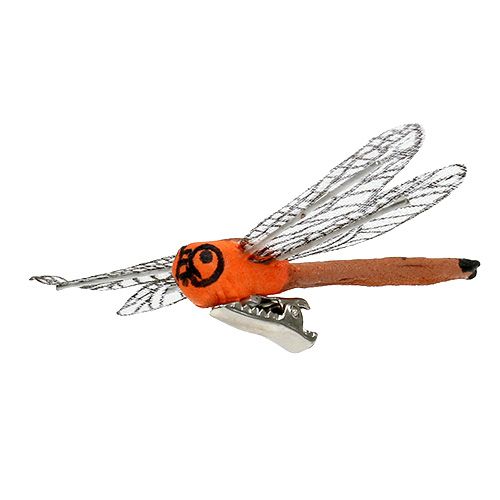 Floristik24 Dragonflies på klippet 6,5 cm x 8,5 cm 12 st