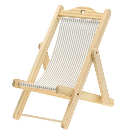 Deco solstol gråvit H24cm