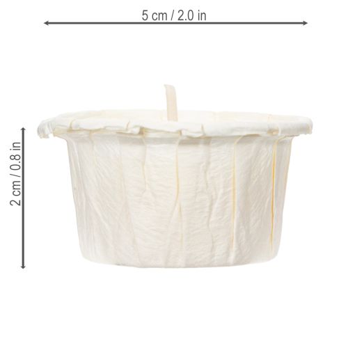 Artikel Värmeljus i pappersfodral för festliga tillfällen och stämningsfulla stunder Light One 4cm 50st