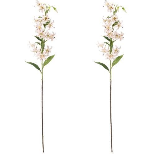 Artikel Konstgjord lilja som blomstjälk för elegant och lättskött dekoration, 82 cm, 2 stycken
