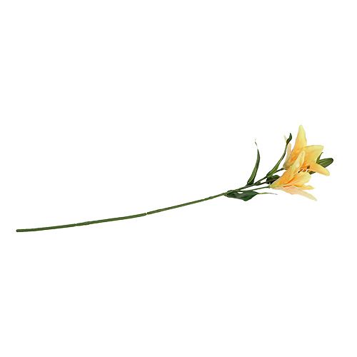 Floristik24 Konstgjord lilja orange L66cm 1p