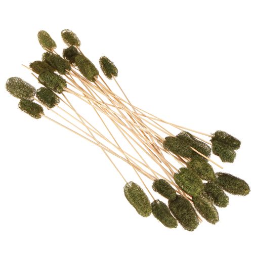 Artikel Luffa liten gurka på pinne mörkgrön 5-7 cm 25 st