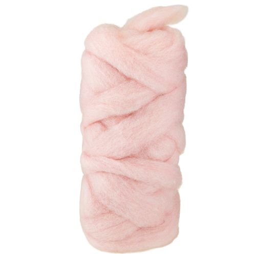Lunte Rosa Ull Lunte Naturull Vattentät Färgäkta 5cm 10m