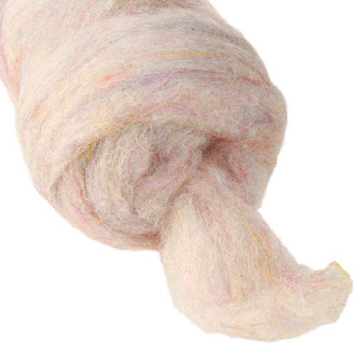 Artikel Lunte Wool Lunte tillverkad av färgäkta naturull, färgglad 10m