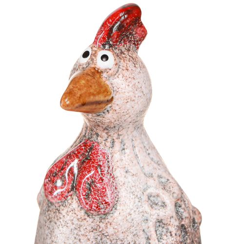 Artikel Rolig dekorativ kyckling keramik dekorativ figur påsk 10,5cm 4 stycken